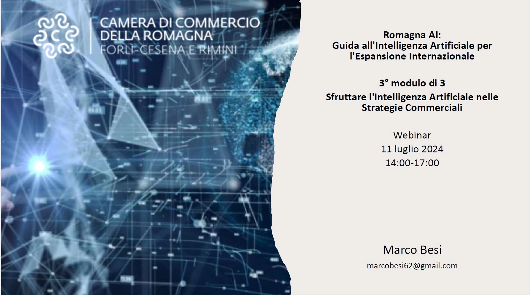 Intelligenza artificiale AI strategie commerciali attirare nuovi clienti sito web estero